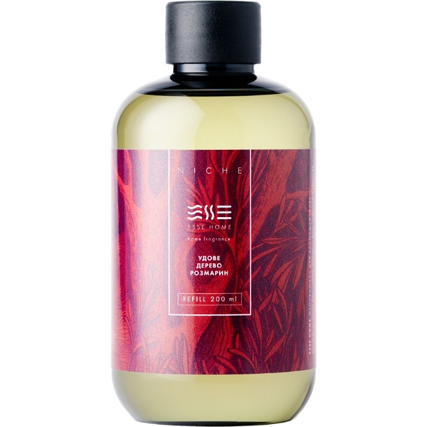 Рефіл Esse Home Niche Удове дерево Розмарин, 200 мл + 5 паличок - Pampik