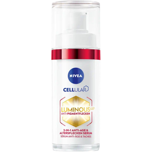 Антивозрастная сыворотка Nivea Cellular Luminous 630 2 в 1 против морщин и пигментации 30 мл - Pampik - 2