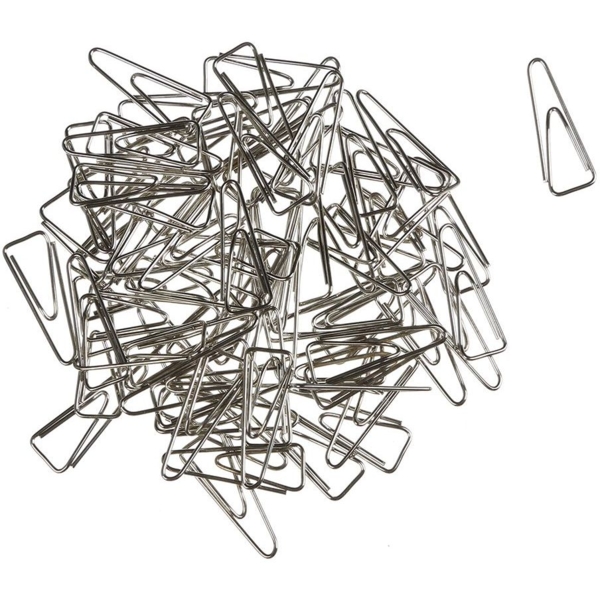 Скріпки нікельовані Buromax 25 мм 100 шт. (BM.5007) - Pampik - 2