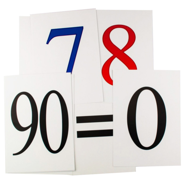 Карточки большие Зірка Цифры А5 20х15 см - Pampik - 3