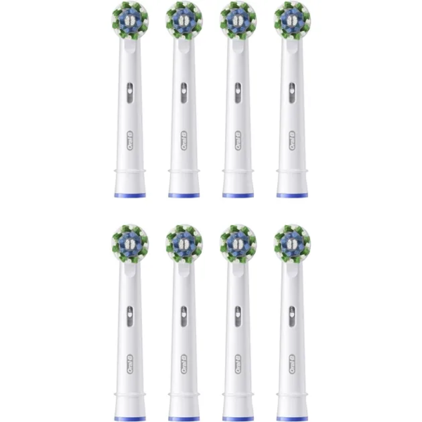 Насадки для электрической зубной щетки Oral-B Pro Cross Action, 8 шт., белый - Pampik - 2