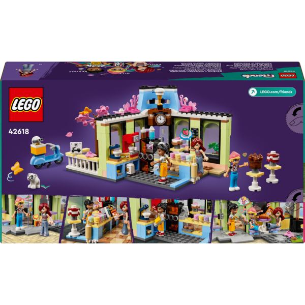 Конструктор LEGO Friends Кавʼярня Хартлейк-Сіті, 426 деталей (42618) - Pampik - 2