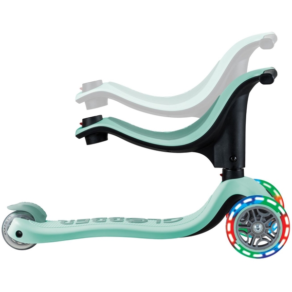 Самокат Globber Go up Sporty, з 1 року до 20/50 кг, м'ятно-фісташковий (452-706-4) - Pampik - 10