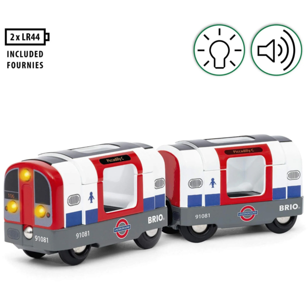 Поїзд Brio Лондонське метро з тунелем (36085) - Pampik - 6