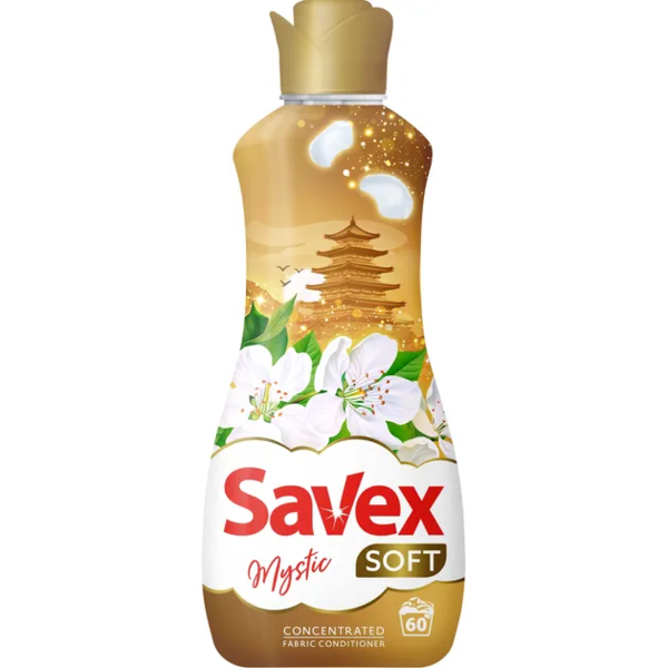Кондиционер для тканей Savex Soft Mystic, 1500 мл - Pampik