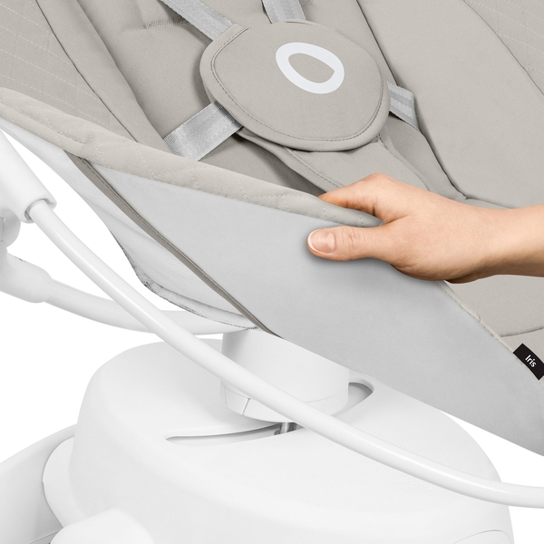 Крісло-гойдалка Lionelo Iris Beige Sand, бежевий - Pampik - 10