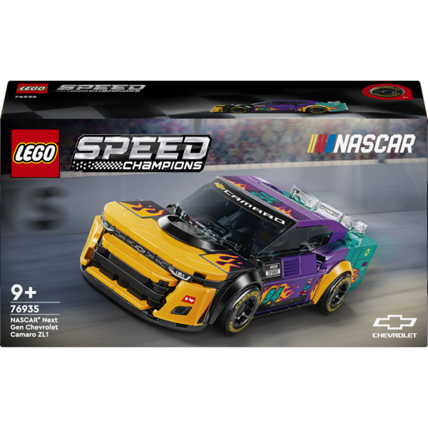 Конструктор LEGO Speed Champions NASCAR Next Gen Chevrolet Camaro ZL1, 328 деталей (76935) - Pampik