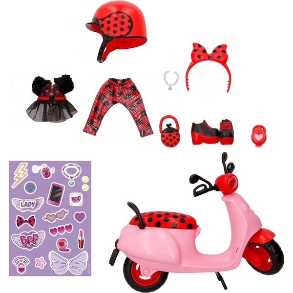Ляльковий ігровий набір BFF By Cry Babie Talents Lady's Scooter 20 см (911123) - Pampik - 7