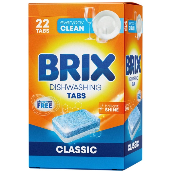 Таблетки для посудомийних машин Brix Classic 22 шт. - Pampik