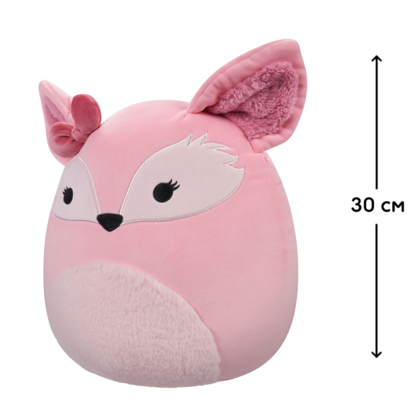 Мягкая игрушка Squishmallows Лисица Фенек Миракл, 30 см (SQCR05432) - Pampik - 2