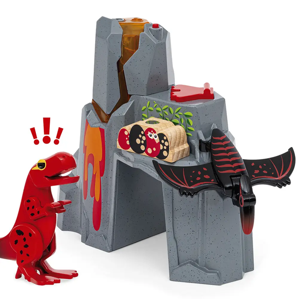 Вулкан з парою для залізниці Brio Динозаври (36092) - Pampik - 6