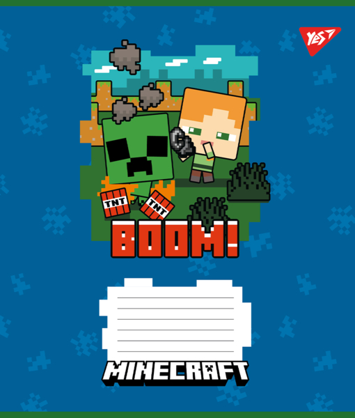 Набор тетрадей Yes Minecraft А5 в косуюю линию 12 листов 25 шт. (766936) - Pampik - 3