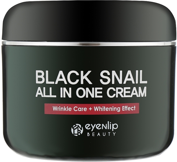 Крем для лица Eyenlip Black Snail All In One с муцином черной улитки 100 мл - Pampik - 2