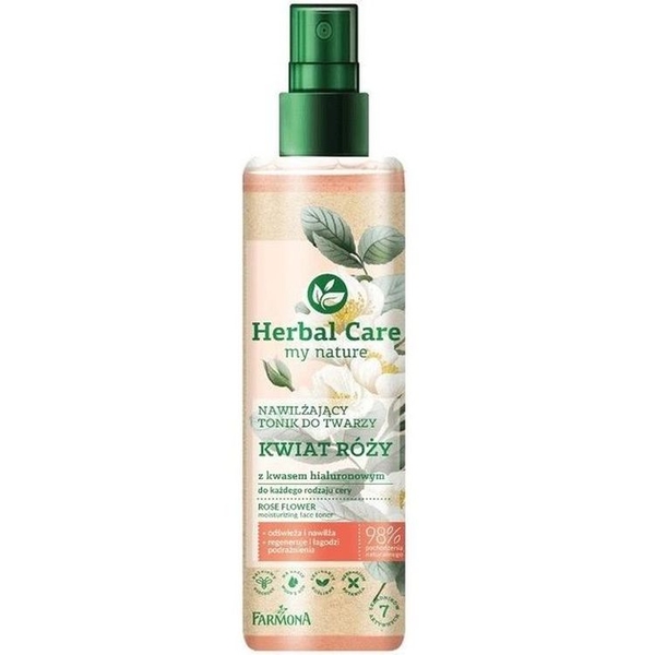 Тонік для обличчя Farmona Herbal Care зволожувальний Квітка троянди 200 мл - Pampik