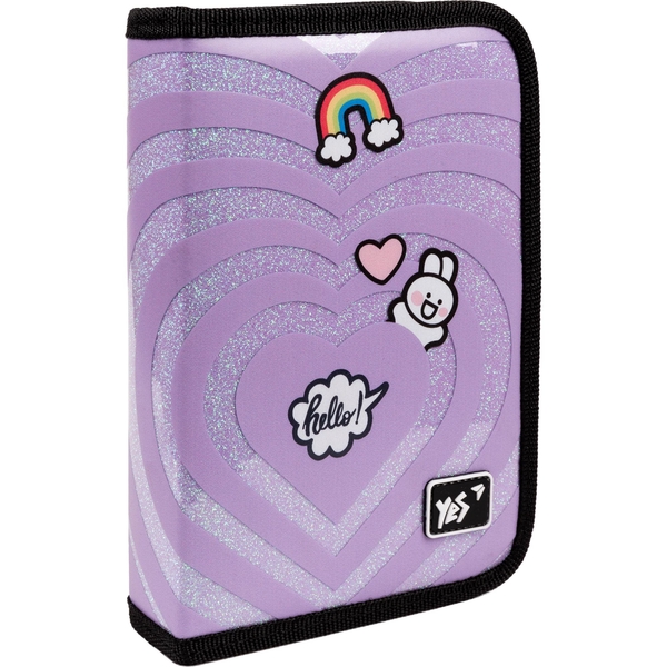 Пенал Yes Girl's Dream HP-02 твердый, одинарный без клапана, фиолетовый (533562) - Pampik