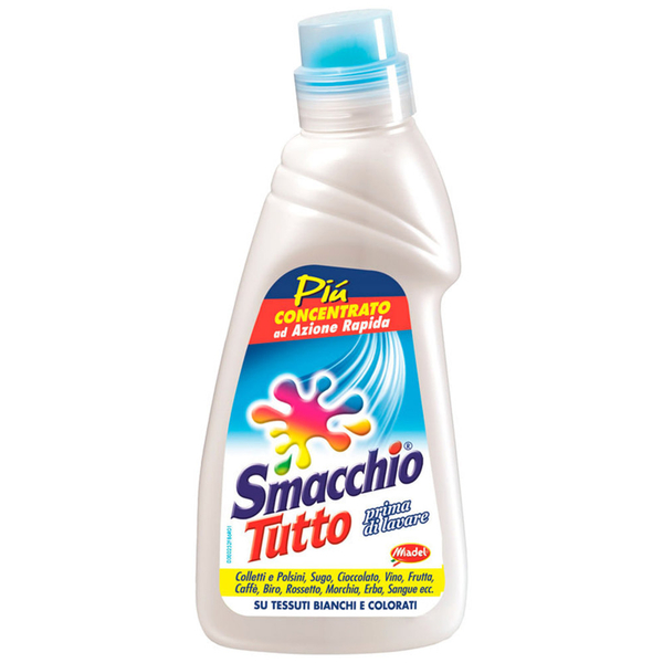 Плямовивідник рідкий Smacchio Tutto для білих та кольорових речей, зі щіточкою, 400 мл - Pampik