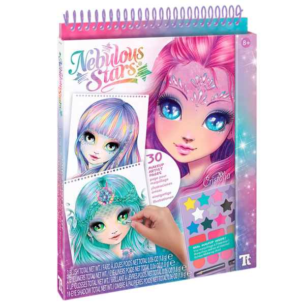 Набор для творчества Nebulous Stars Скетчбук: Макияж Сияние Галактик (11137) - Pampik