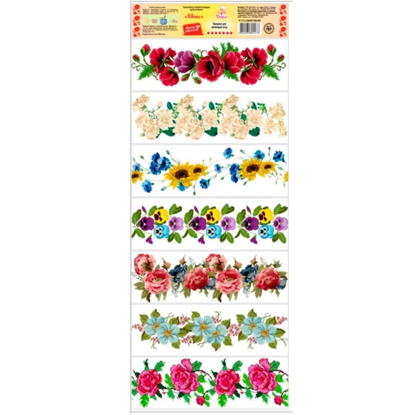 Термозбіжна рукав-етикетка Добрик Квіти, 1 шт. (903255) - Pampik