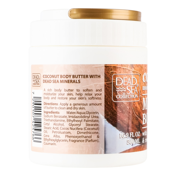 Крем-масло для тела Dead Sea Collection с кокосом и минералами Мертвого моря 500 мл - Pampik - 4
