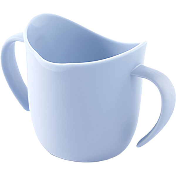 Тренувальна чашка BabyOno з ручками, 120 мл, небесно-блакитний (1463/08) - Pampik - 2