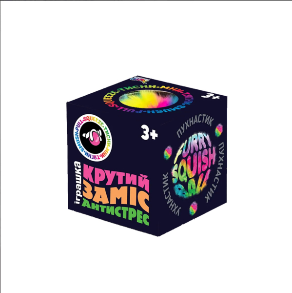 Іграшка-антистрес Monster Gum Крутий заміс Пухнастик 6 см (38582) - Pampik - 2