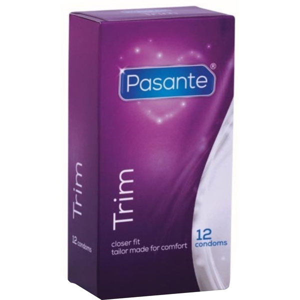 Презервативи Pasante Trim зменшеної ширини 12 шт. (5032331008351) - Pampik