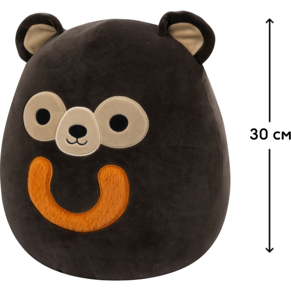 М'яка іграшка Squishmallows Бурий ведмідь Малтіз, 30 см (SQCR06671) - Pampik - 6