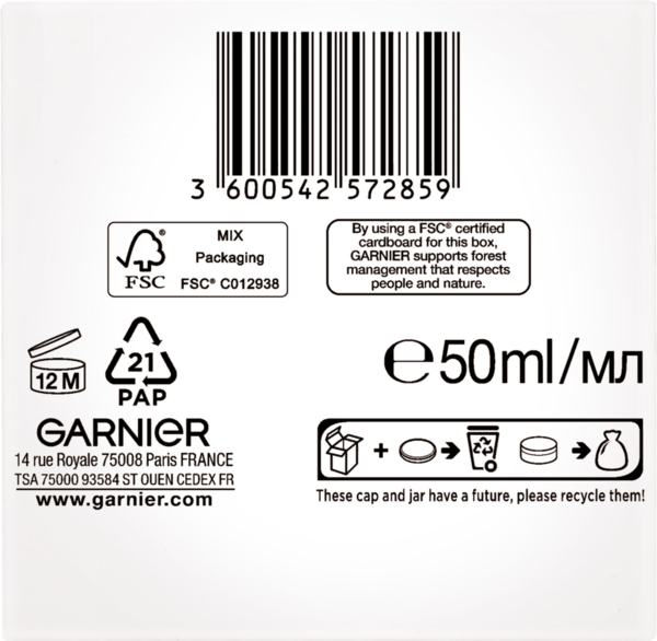 Увлажняющий крем Garnier Pure Active для придания матовости кожи лица 50 мл - Pampik - 6