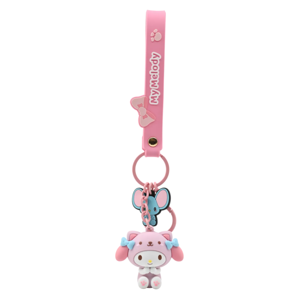 Брелок Hello Kitty Май Мелоди с животным (11541) - Pampik
