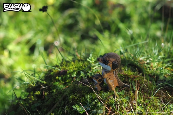 Збірна 3Д модель Eugy Зоопарк Сурикат (XEG-046) - Pampik - 12