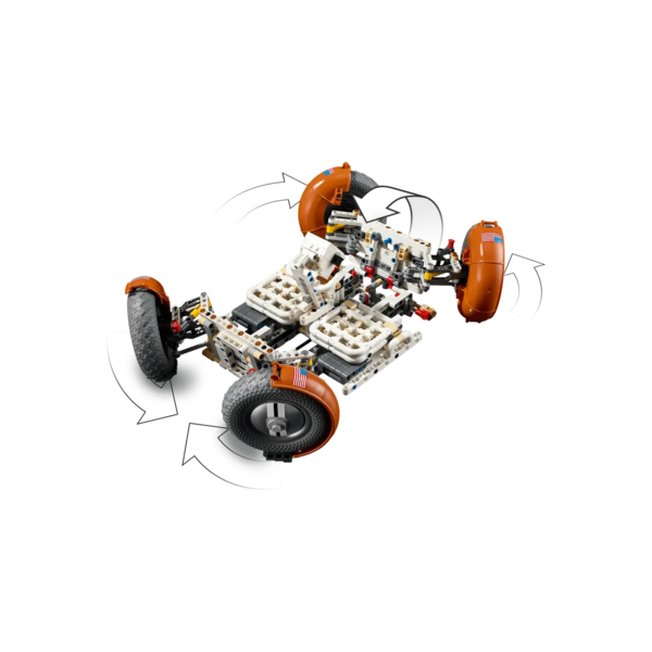 Конструктор LEGO Technic Місячний автомобіль NASA Apollo, 1913 деталей (42182) - Pampik - 5