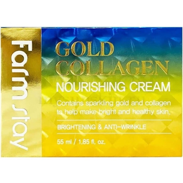 Крем для лица FarmStay Gold Collagen Nourishing Cream 55 мл - Pampik - 4