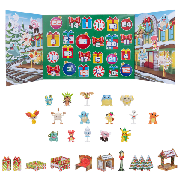 Набір ігрових фігурок Pokemon Адвент-календар (PKW3623) - Pampik