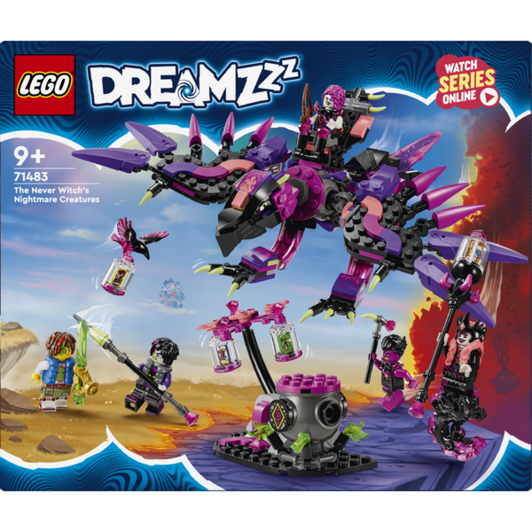 Конструктор LEGO DREAMZzz Кошмарні істоти Невідьми, 457 деталей (71483) - Pampik