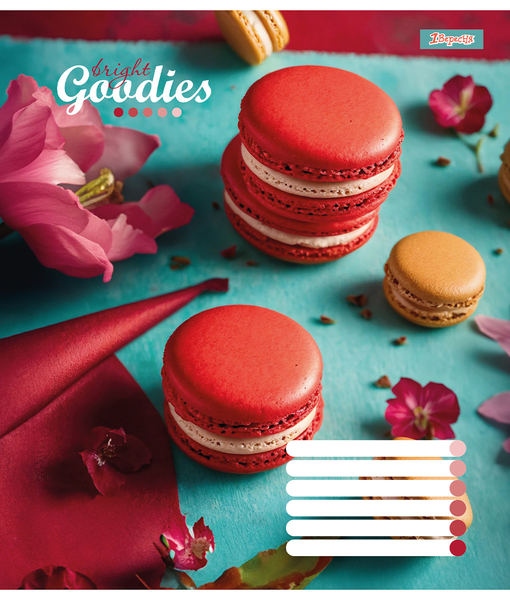 Набор тетрадей 1 Вересня Bright goodies А5, в линию, 96 листов, 5 шт. (767419) - Pampik - 4