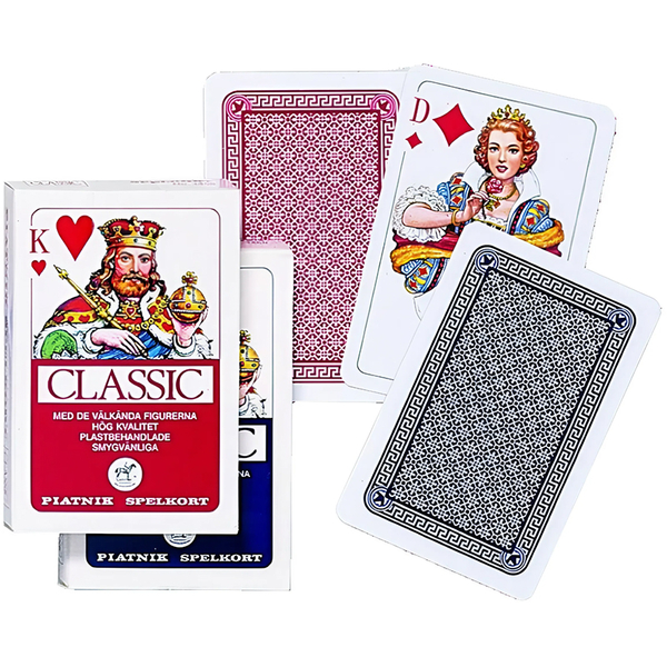 Карти гральні Piatnik Шведські класичні, 1 колода, 55 карт (PT-145810) - Pampik