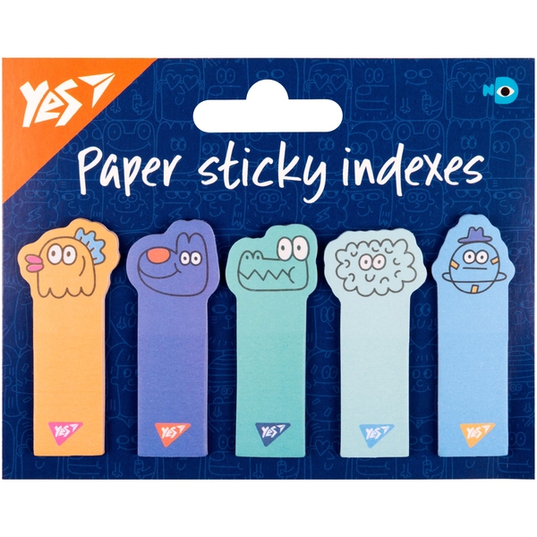 Индексы бумажные Yes Stand with Ukraine 55х15 мм 100 шт. (170412) - Pampik