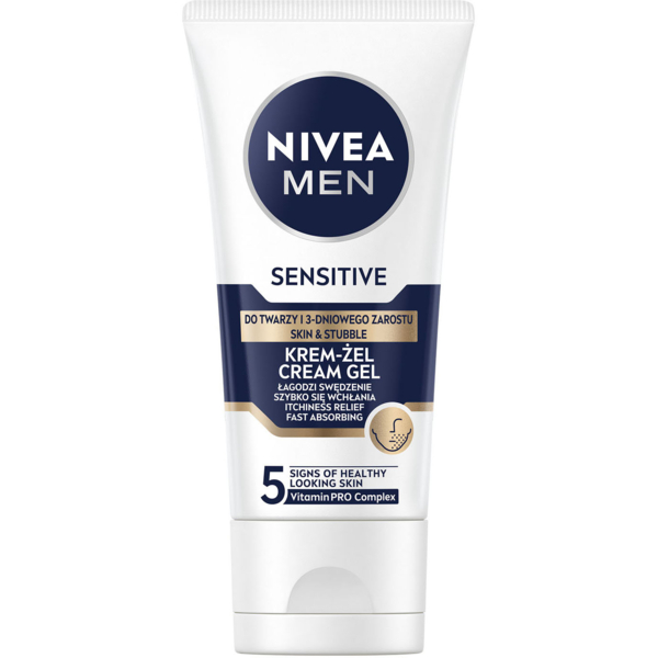 Крем-гель Nivea Men для чутливої шкіри та щетини 50 мл - Pampik