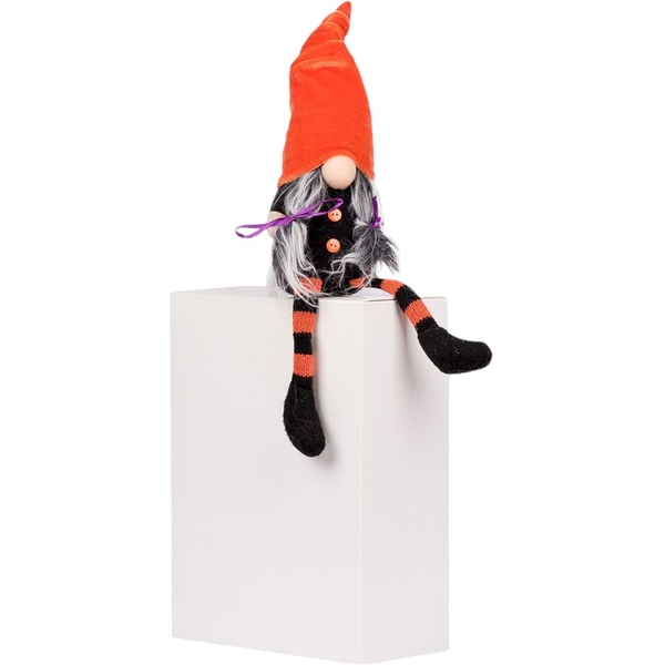 Мягкая игрушка Yes! Fun Хэллоуин Гном девочка 37 см LED (973740) - Pampik