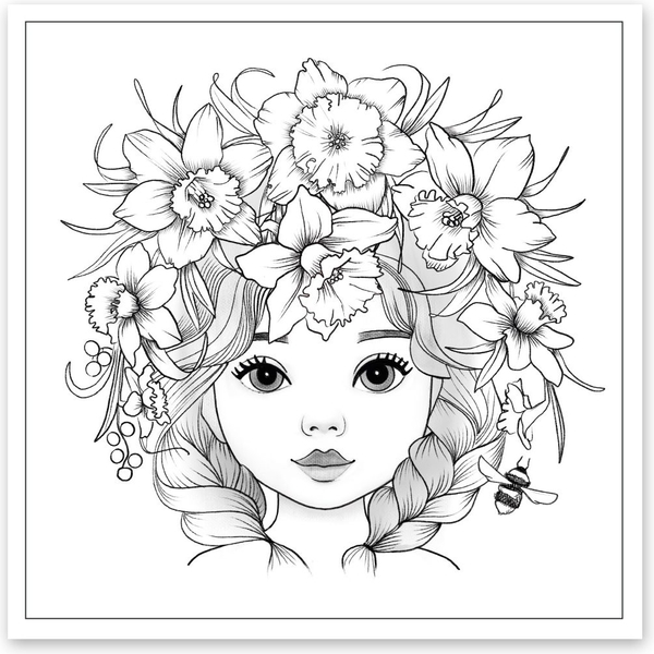 Раскраска антистресс Santi Мавка 20 страниц (742922) - Pampik - 3