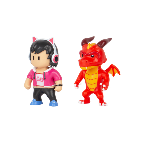 Набор коллекционных фигурок Stumble Guys Оператор Джина и Дракон Инферно, 2 шт. х 6 см (SG2015-7) - Pampik - 2