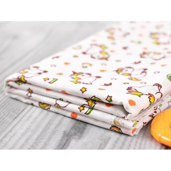 Пелюшка Руно Єдинороги ситець 95х110 см (204.03_єдинороги) - Pampik - 6