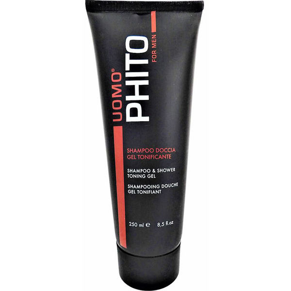 Тонізувальний шампунь-гель для душу Phito Uomo 250 мл - Pampik