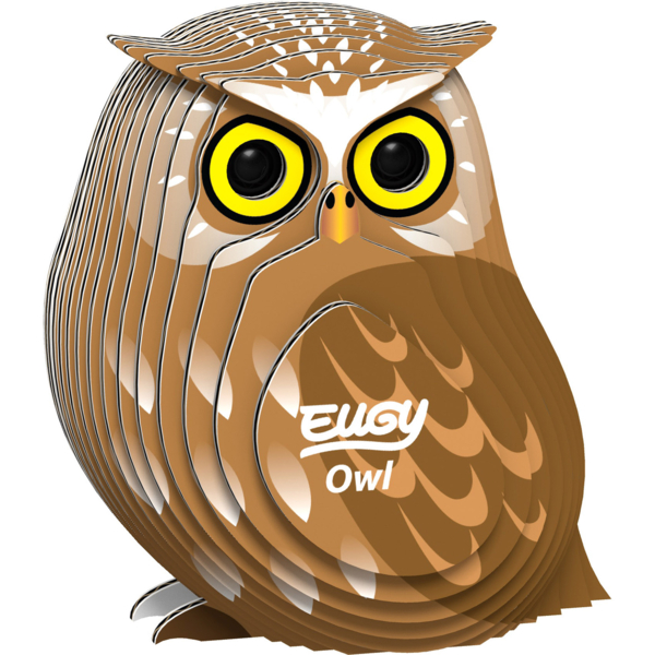 Сборная 3Д модель Eugy Зоопарк Сова (XEG-044) - Pampik