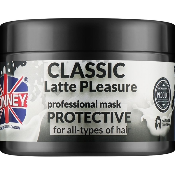 Маска для всіх типів волосся Ronney Professional Mask Classic Latte Pleasure Protective 300 мл - Pampik