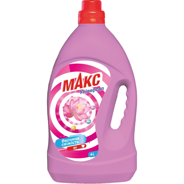 Гель для прання Макс Весняна свіжість Універсал 4 л - Pampik