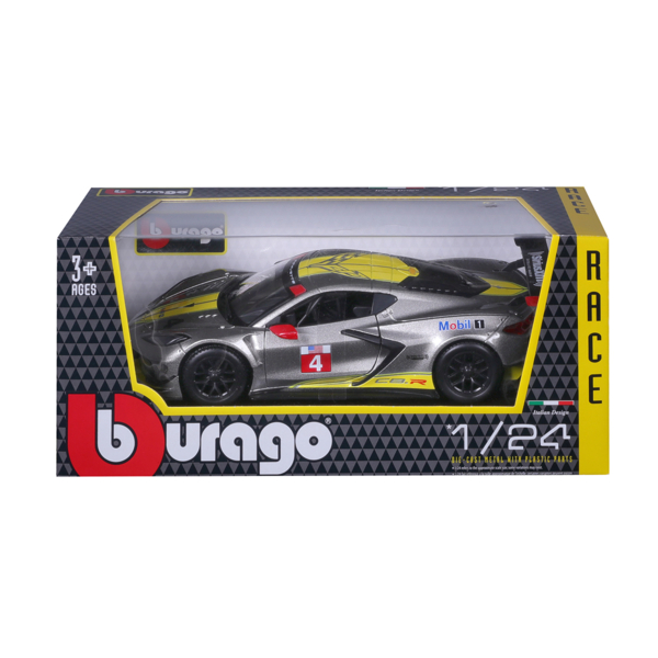 Автомодель Bburago Chevrolet Corvette C8.R 1:24 - Pampik - 9