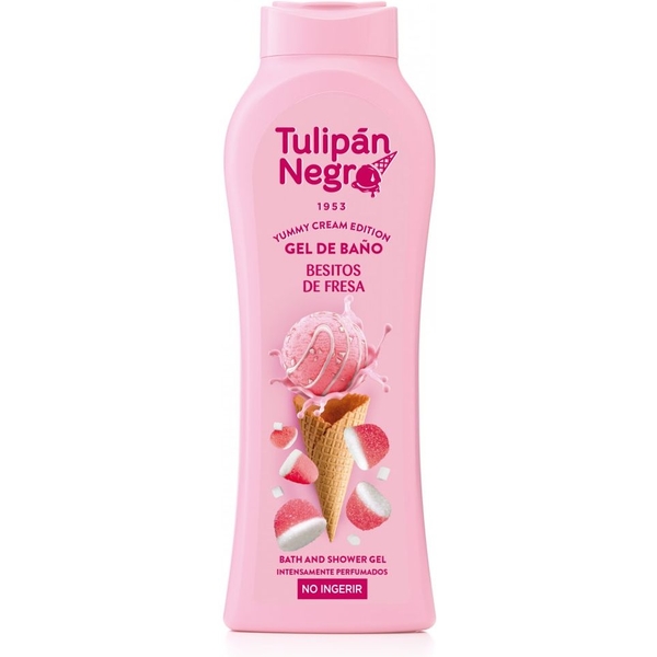 Гель для душу Tulipan Negro Strawberry Kisses, 650 мл - Pampik