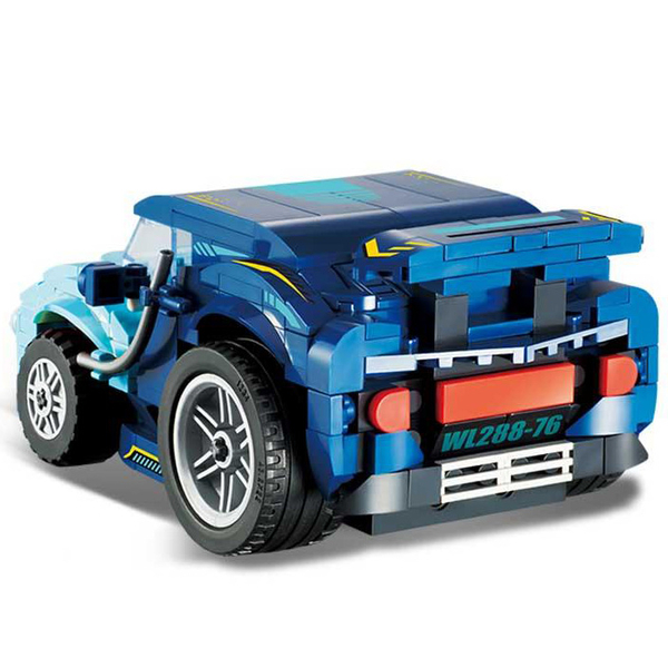 Машинка-конструктор на дистанційному керуванні Wise Block Гоночне авто міні 269 деталей (EU389101) - Pampik - 4