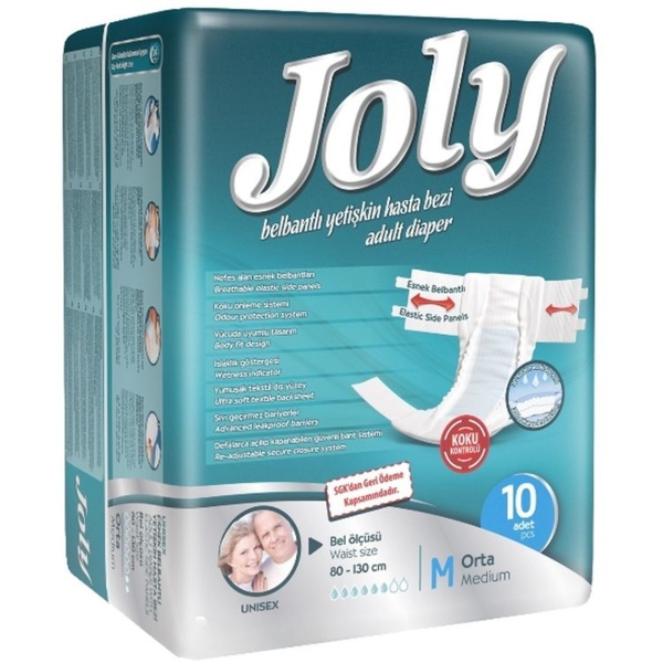 Підгузки для дорослих Joly 2 Medium, 10 шт. - Pampik